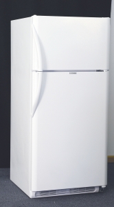 EZ Freeze EZ-19B Cubic Foot Black Natural Gas Refrigerator freezer  combination